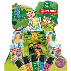 ΒΙΤΡΙΝΑ STABILO ANIMAL VIBES(30mini boss+8mini boss set3+5mini 88 set8+5mini 68 set8)