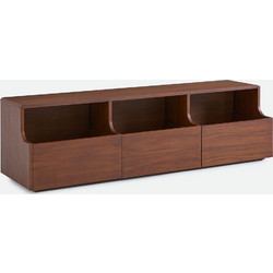 La Redoute Έπιπλο Τηλεόρασης Ξύλινο Καρυδί Μ43xΠ150xΥ44cm Max