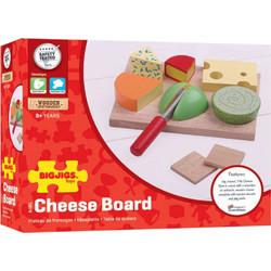 Ξύλινος Δίσκος Κοπής Τυριών Cheese Board, Bigjigs