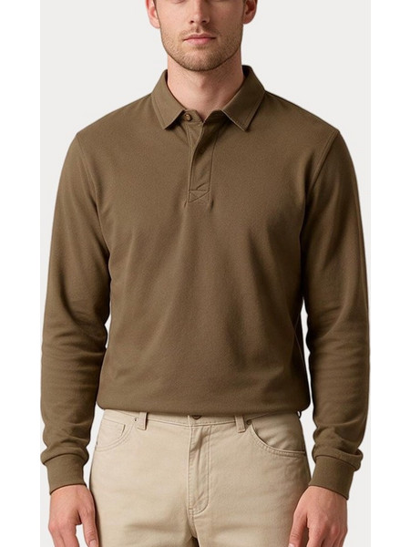 ΠΟΛΟ BOSTON STRUCTURED POLO MOCHA BOSTON