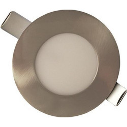 ΦΩΤΙΣΤΙΚΟ ΧΩΝΕΥΤΟ LED SLIM 3W 4000K Φ85 ΣΑΤΙΝΕ PLUS