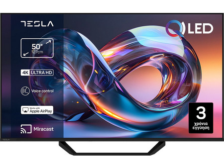 Tesla Q50E665BUV Smart Τηλεόραση 50" 4K UHD QLED HDR (2026)
