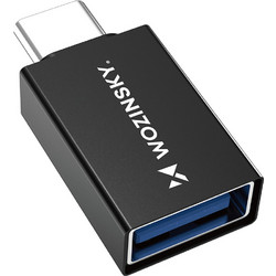 Αντάπτορας Wozinsky W10GY1S USB-C σε USB-A 3.2 10Gb/s - Μαύρος Μαύρο