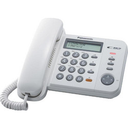 Panasonic KX-TS580EX2 Ενσύρματο Τηλέφωνο με Ανοιχτή Ακρόαση Λευκό