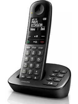 Philips XL4951DS/34 Ασύρματο Τηλέφωνο με Ανοιχτή Ακρόαση Μαύρο