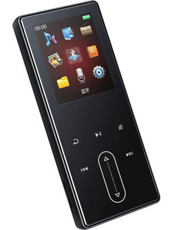 Ruizu D22 MP3 Player 8GB με Οθόνη 1.8" με Bluetooth & Ραδιόφωνο Μαύρο