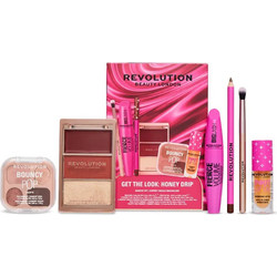 REVOLUTION MAKE UP GET THE LOOK HONEY DRIP CASE 6 pcs