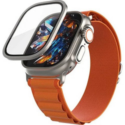 Fixed Armor Display Protection Tempered Glass Titanium Apple Watch 49mm