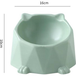 Κεραμικό Μπολ Κατοικιδίου Πράσινο 16x10cm(200ml)