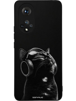 Sonique Men's Edition Θήκη (Honor 50 5G / Nova 9) με Σχέδιο «Audio Kitten - Black»