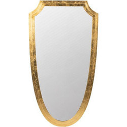 Καθρέπτης Τοίχου 44773 61x2,5x116,8cm Gold Artekko Μέταλλο,Γυαλί