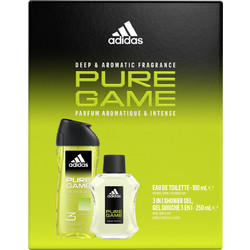 Adidas Pure Game Eau de Toilette 100ml + Shower Gel 250ml