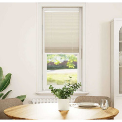 VidaXL Πλισέ ρόλερ σκίασης 40x125cm Κρεμ