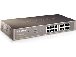TP-Link TL-SF1016DS V4 Unmanaged L2 Switch με 16 Θύρες Ethernet 100Mbps