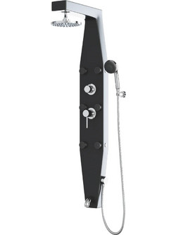 Sanitec A802 - Στήλη Υδρομασάζ 3 Εξόδων 28.Anthracite A-802-28