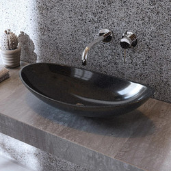 Sanitec Bliss 284 Επικαθήμενος Νιπτήρας Μπάνιου 60x35.5x14cm Μπεζ 152-284OCRA