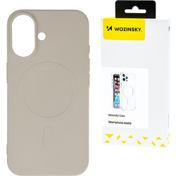 Wozinsky Silicone Case Magsafe Samsung Galaxy S25+ Θήκη Σιλικόνης Beige