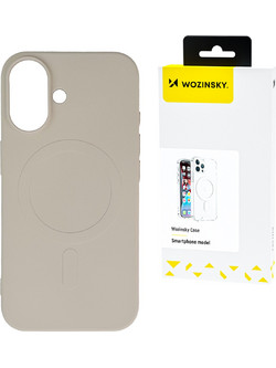 Wozinsky Silicone Case Magsafe Samsung Galaxy S25+ Θήκη Σιλικόνης Beige