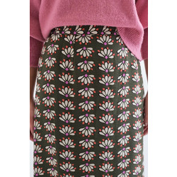 Compania Fantastica Midi Φούστα Floral Dusty Olive