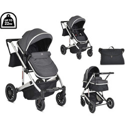 Cangaroo Thira Καρότσι Μωρού 3 σε 1 Grey