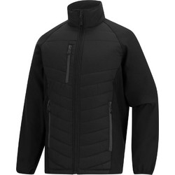 Μπουφάν Pro Universal Jacket με θερμική και ελαστική υβριδική σχεδίαση TRA958 Regatta Black/Ash