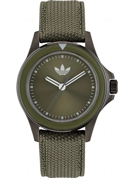 Adidas Ανδρικό Ρολόι με Χακί Υφασμάτινο Λουράκι AOFH23017