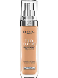 L'Oreal Paris True Match Super Blendable D7/W7 Golden Amber Liquid Foundation SPF17 30ml