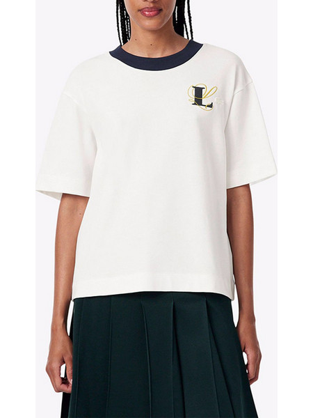 LACOSTE ΜΠΛΟΥΖΑ ΚΜ TEE-SHIRT & TURTLE NECK SHIRT 3TF8352-70V White