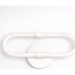VenCore Circa White 6093-20066 - Μοντέρνο Επιτοίχιο Φωτιστικό Απλίκα LED 12W Λευκό Αλουμίνιο με Ρυθμιζόμενο CCT Λευκό - Ημέρας - Θερμό - Χειρισμός CCT