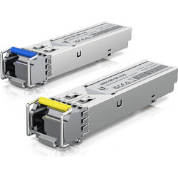 Transceiver Ubiquiti SFP Optical Module Single-Mode, 1Gbps, BiDi, 2pack