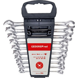 Κλειδιά Gedore red Combination Ratchet open-end 10-pieces