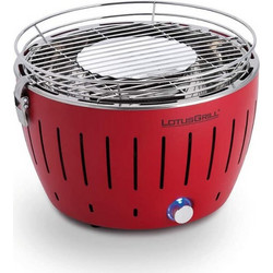LotusGrill G280 Red Ανοξείδωτη Ψησταριά Κάρβουνου Στρογγυλή Επιφάνειας 26cm