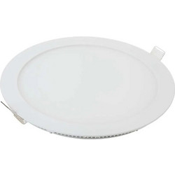 VTAC PRO - Mini Πάνελ LED Χωνευτό Στρογγυλό 6W CCT (3 σε 1) Λευκό - SKU: 2148546