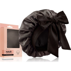 BrushArt Hair Adjustable Satin Bonnet Τουρμπάνι μαλλιών για τα μαλλιά Chocolate Brown 1 τμχ