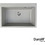 Duralit KZ075 Ένθετος Νεροχύτης Γρανίτη Ματ Platinum 76x50cm