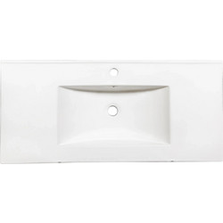 Martin Slim 120 Ένθετος Νιπτήρας Μπάνιου Πορσελάνης 120x46cm Λευκός 3WBH120PC0