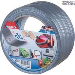 Cloth Tape 50x25m SILVER 19000/62 GEKO