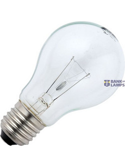 Incandescent Oven Lamp E27 A60x105 60W 230V Clear 300C 1Khrs