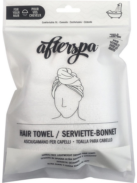 After Spa Hair Towel White (Πετσέτα Τουρμπάνι) 1τμχ