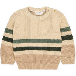 LITTLE DUTCH. Πλεκτό πουλοβεράκι Warm Taupe