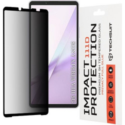 Techsuit - 111D Privacy Full Glue - Sony Xperia 10 Viii - Black