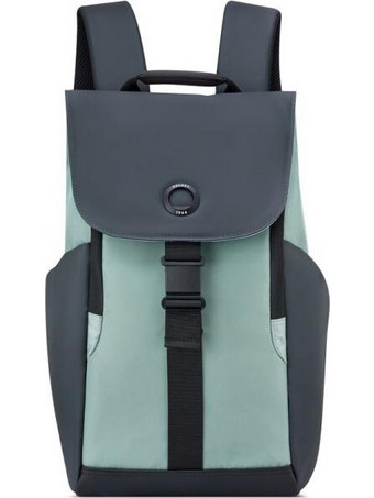 Delsey Securflap Σακίδιο Πλάτης Πράσινο