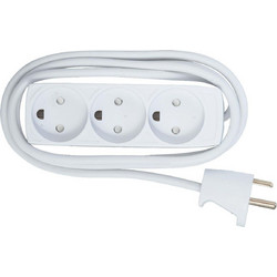 MicroConnect Πολύπριζο 3 Θέσεων με Διακόπτη και Καλώδιο 5m (GRU035WDK)