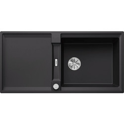 Blanco Adira XL 6 S-F Ένθετος Νεροχύτης Γρανίτη Αντιστρεφόμενος Ματ Black 99x49cm 527625