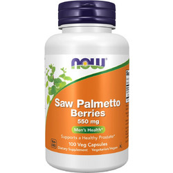 Now Foods Saw Palmetto 550mg 100 Κάψουλες
