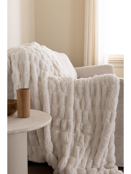 1060004 Ριχτάρι Relief Faux Fur (130x170) 430gsm & 180gsm mink φόδρα Royal Carpet - 130 x 170 cm