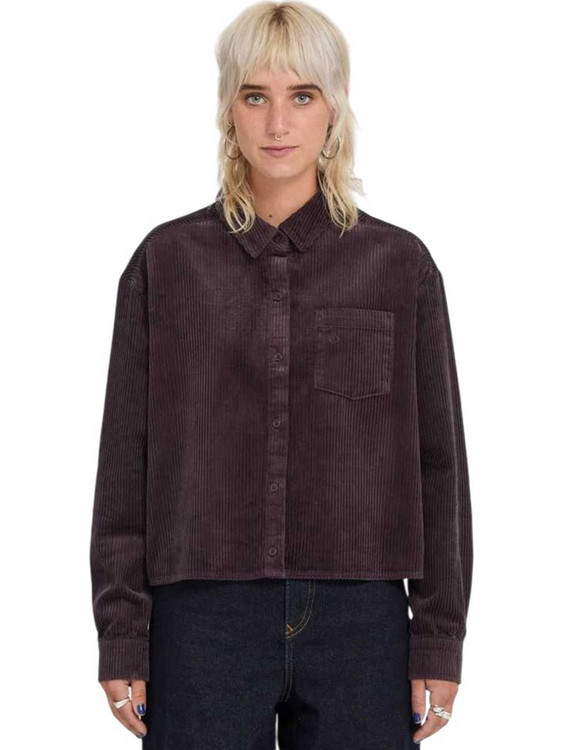 Volcom Weellow Corduroy Γυναικείο Πουκάμισο Κοτλέ Μωβ B0532601-RSN