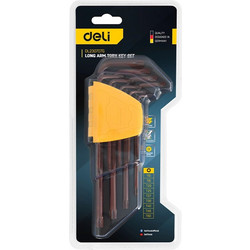 DELI σετ κλειδιά Torx DL230707G σε σχήμα L, T10-T50, 9τμχ
