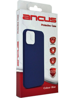 Ancus Silicon Liquid Back Cover Blue (iPhone 16 Plus)