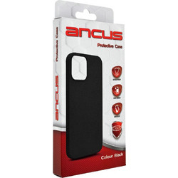 Ancus Liquid Silicone Back Cover Black (iPhone 16)